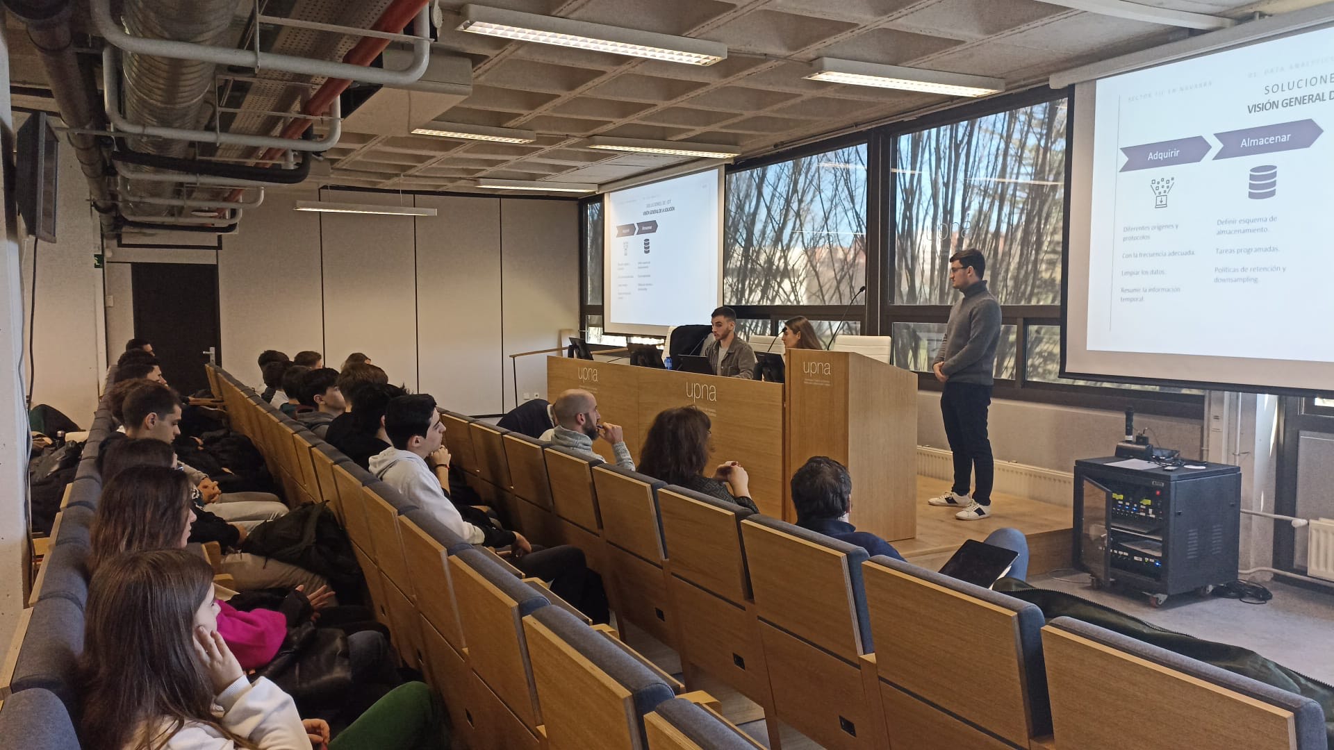 Presentación de ATANA al alumnado de Ciencia de Datos en la UPNA